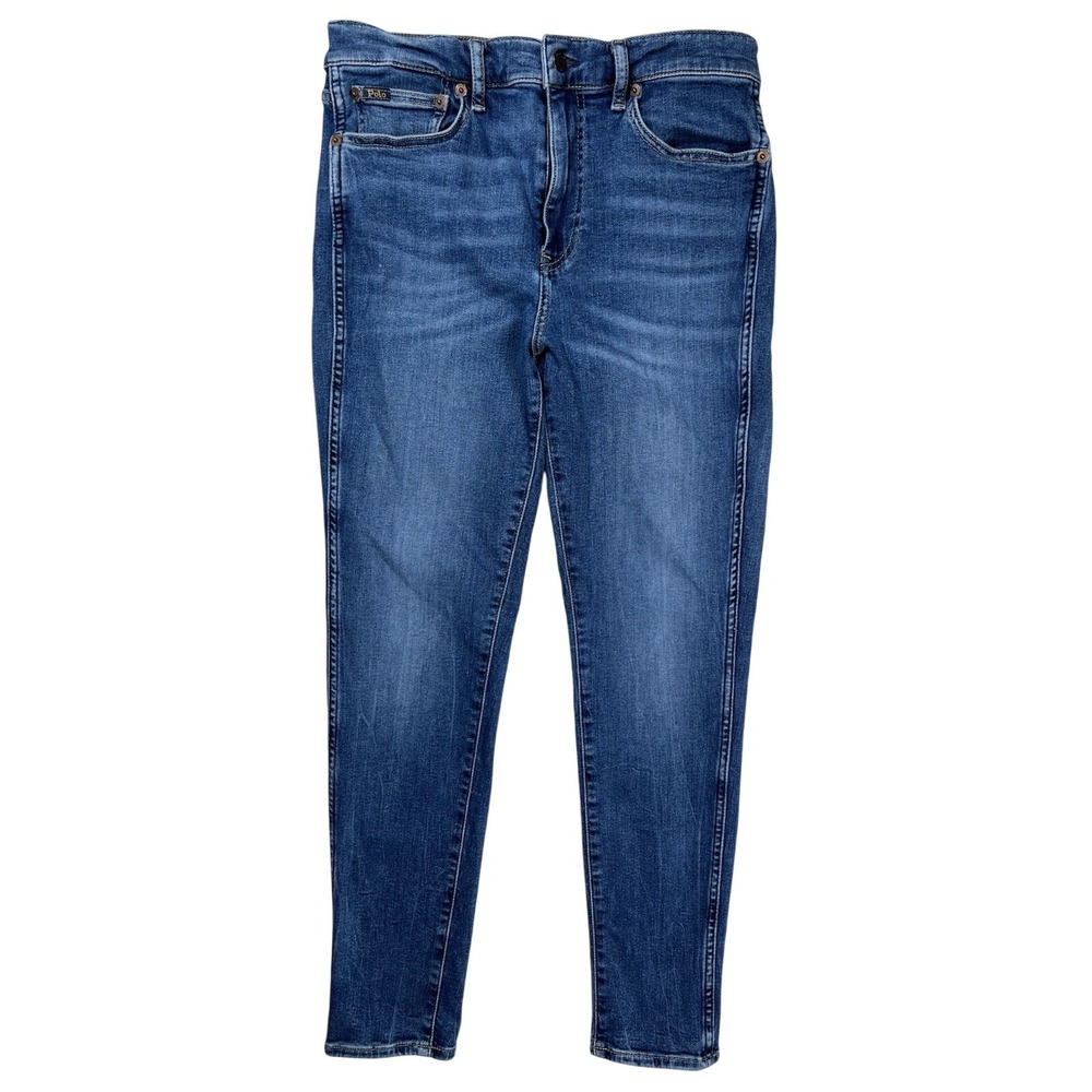 Polo Ralph Lauren Women's Mid Rise Tompkins‎ Skinny Jeans Sz 30 Stretch Classic